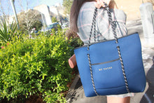 Load image into Gallery viewer, Neoprene Tote - Navy (OUT OF STOCK)